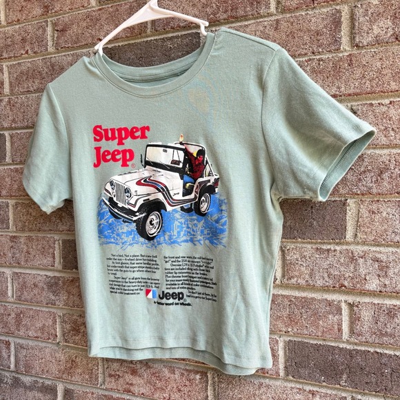Pac Sun Super Jeep Baby T-Shirt,‎ Womens Large, F0163 - Picture 1 of 8